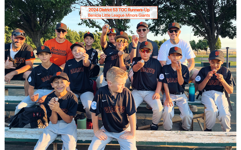 2024 Minors Division District 53 TOC Runners-Up