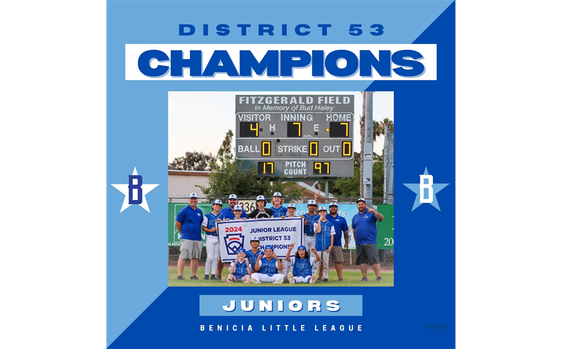2024 District 53 Champions - Juniors