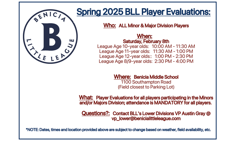 Player Evaluations - Spring 2025